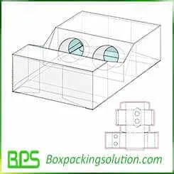 tray box design layout