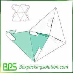 triangle shape packaging box design