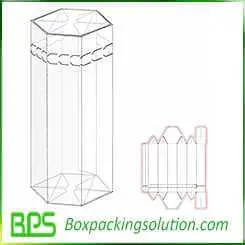 tube shape packaging boxes design template