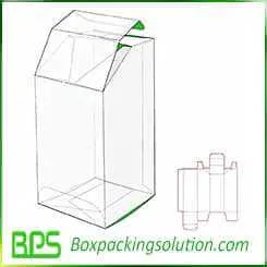 unique shape cardboard box design template