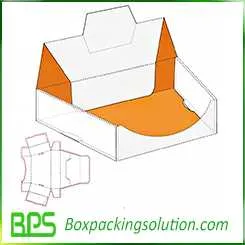 unique shape display box design templates