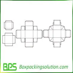 virgin paperboard box template