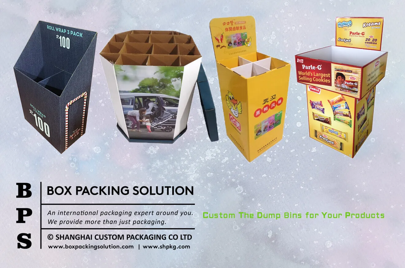 Custom The Dump Bins for Your Products