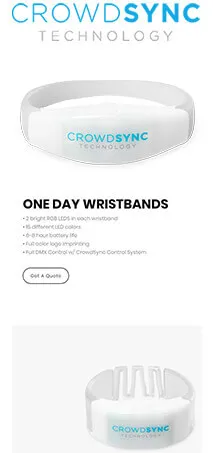 clients for led wristband drawer box 2018