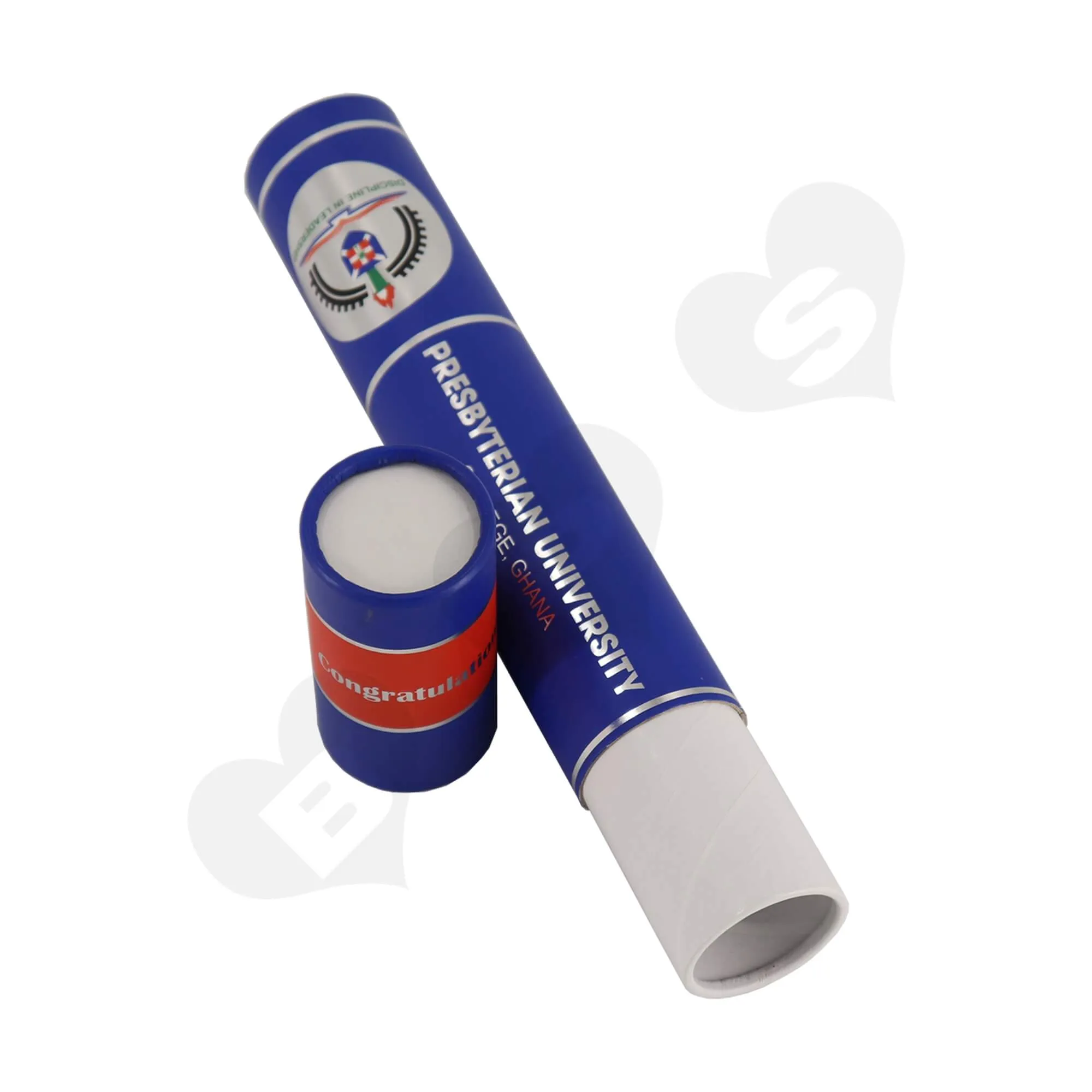 Big Size Cardboard Tube For Packing University Congratulations Gifts Side View Five