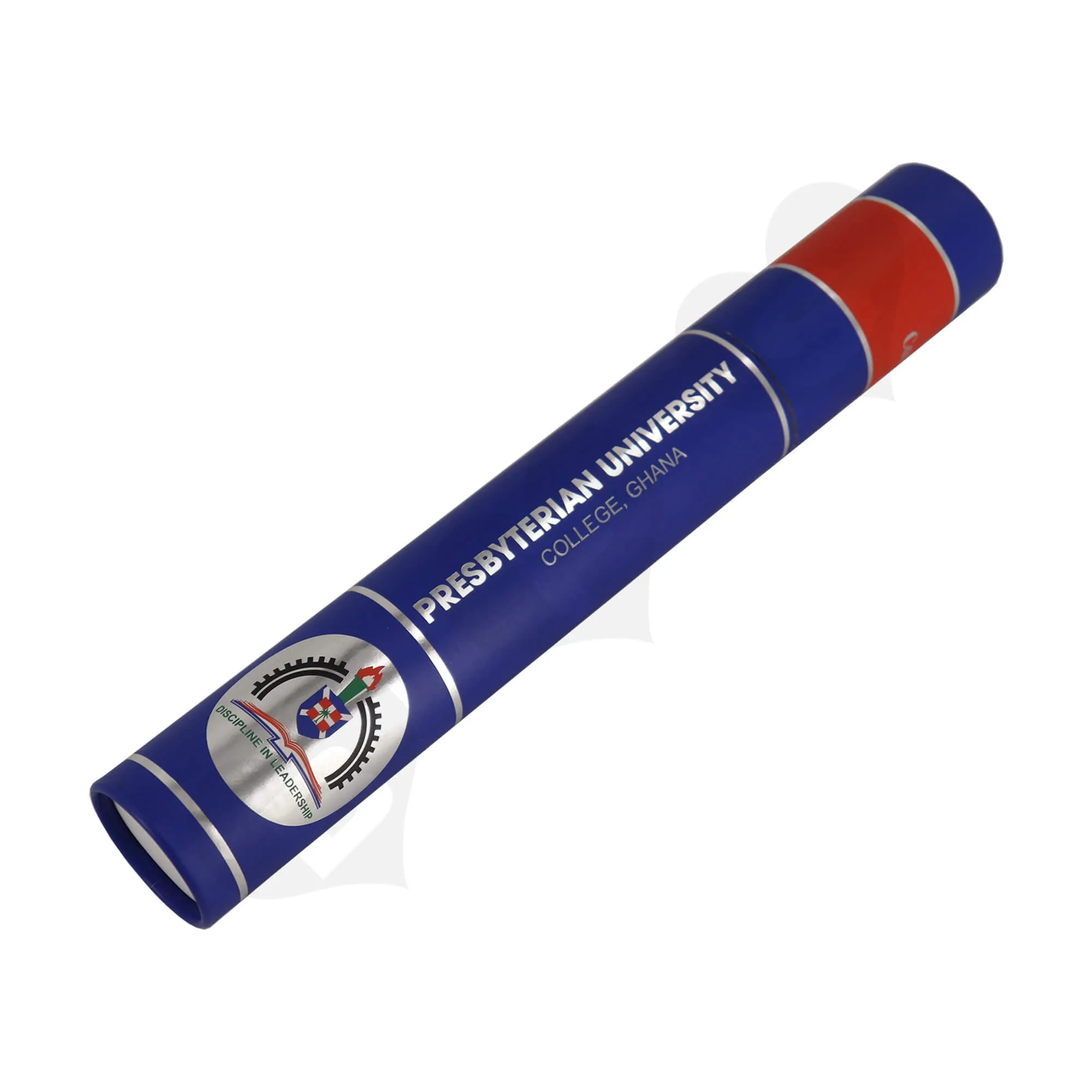 Big Size Cardboard Tube For Packing University Congratulations Gifts Side View Two