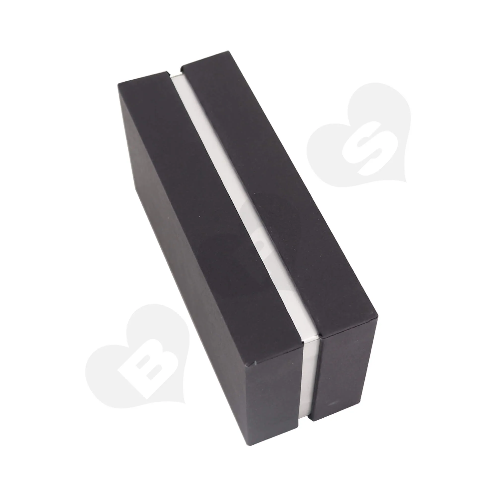 Cardboard Hinged Lid Rigid Gift Box With Sleeve For Packing Perfume Atomizer Side View Five
