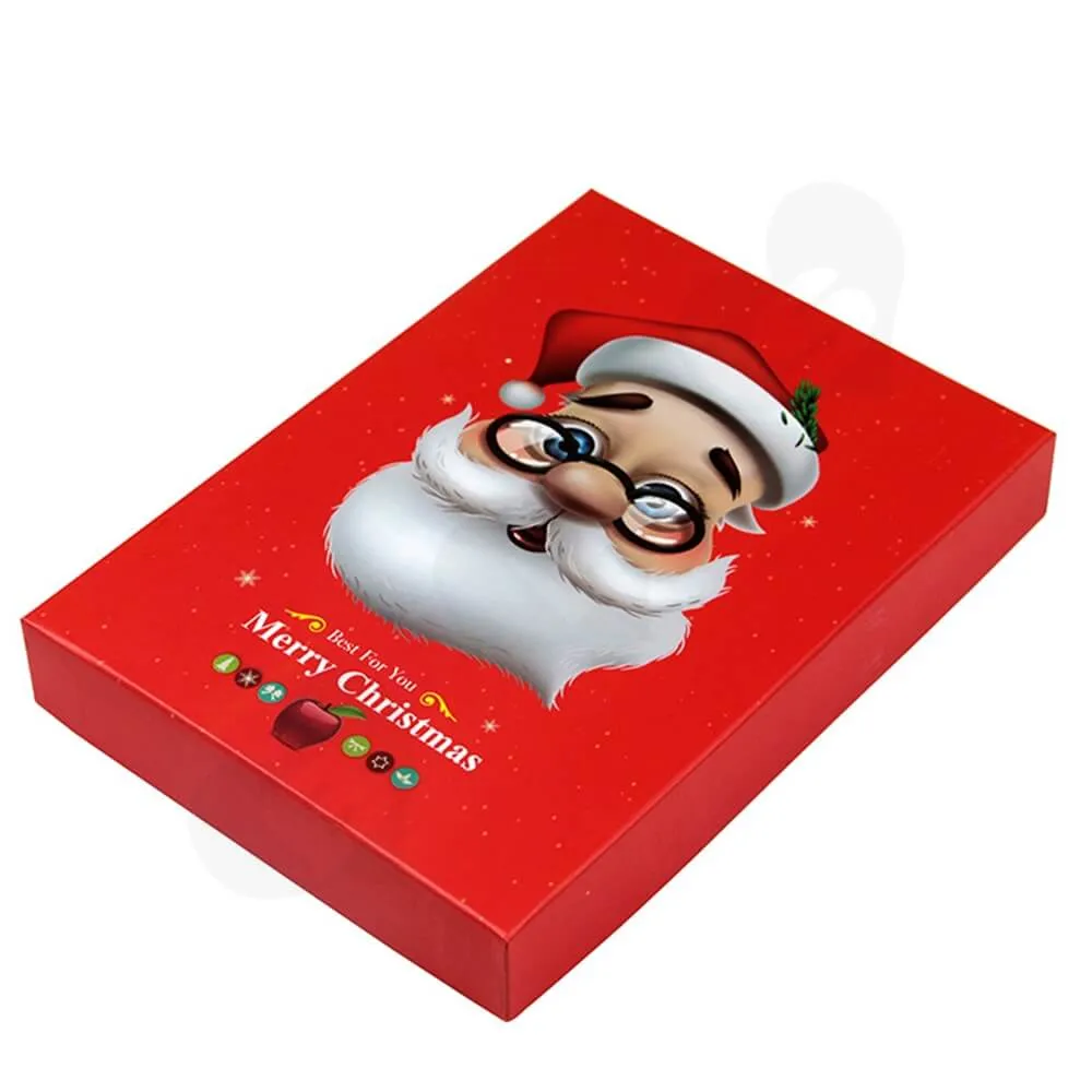 Christmas Red Color Gift Box For Lipstick Side View One