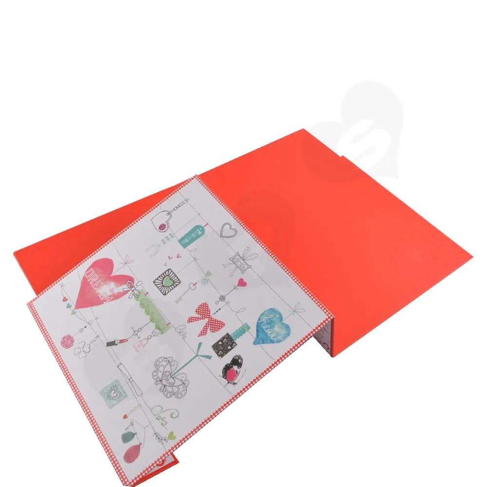 Collapsible Gift Box For Christmas Apparel Side View Three