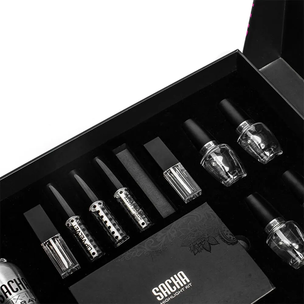 Custom Branded Nail Polish Packaging Box Christmas Color Side View Four
