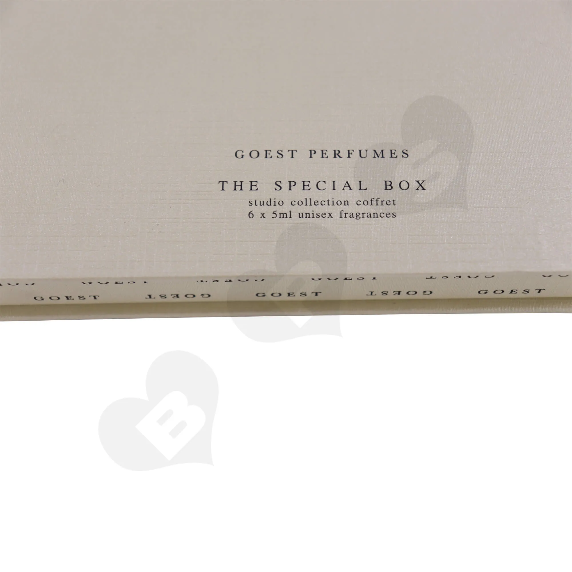 Custom Hinged Lid Book Shape Box For Packing Perfume Trial Kit Side View Seven