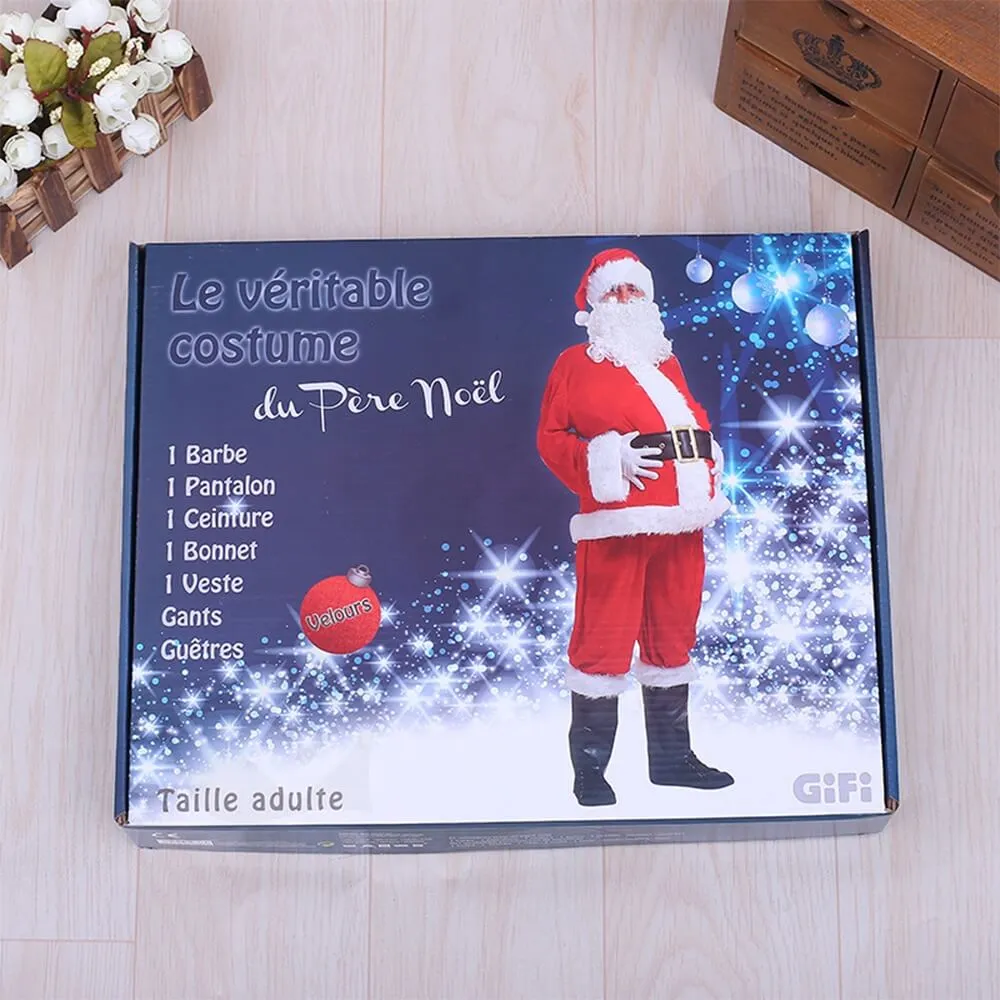 Custom Printed Christmas Apparel Shipping Packaging Box Side View One