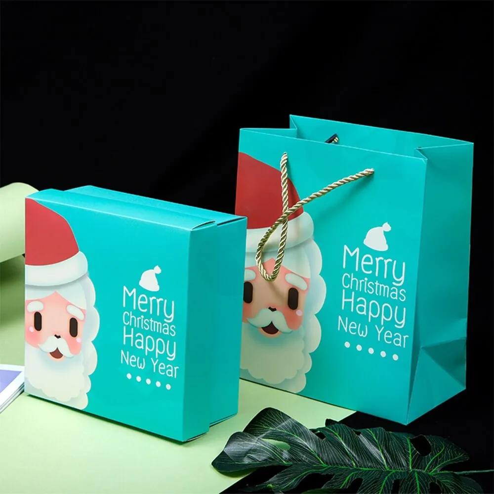 Custom Printed Folding Carton For Christmas Gift Side View Eight