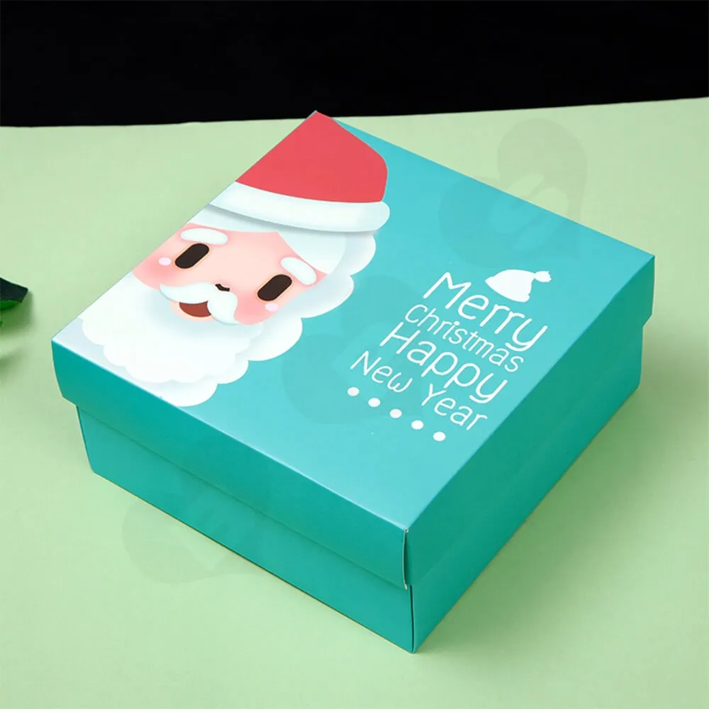 Custom Printed Folding Carton For Christmas Gift Side View Four
