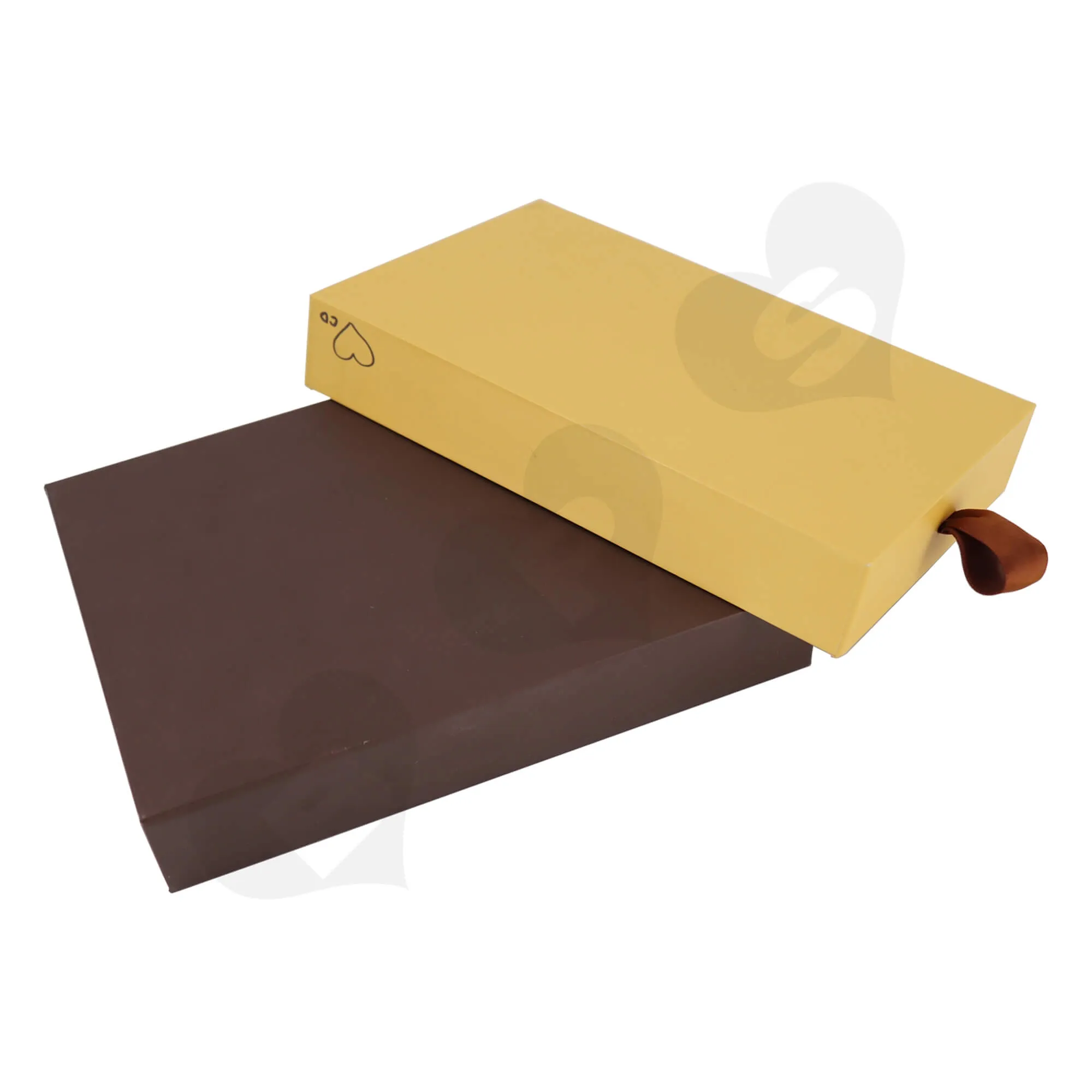 Customizable Cardboard Drawer Box For Packing Dessert Side View Six