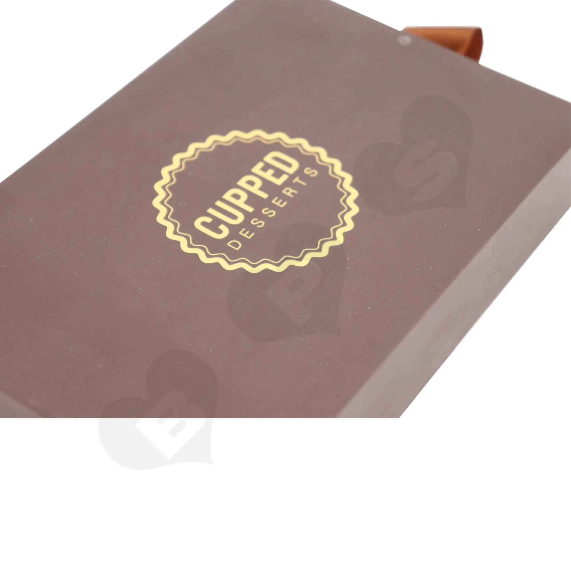 Customizable Cardboard Drawer Box For Packing Dessert Side View Two