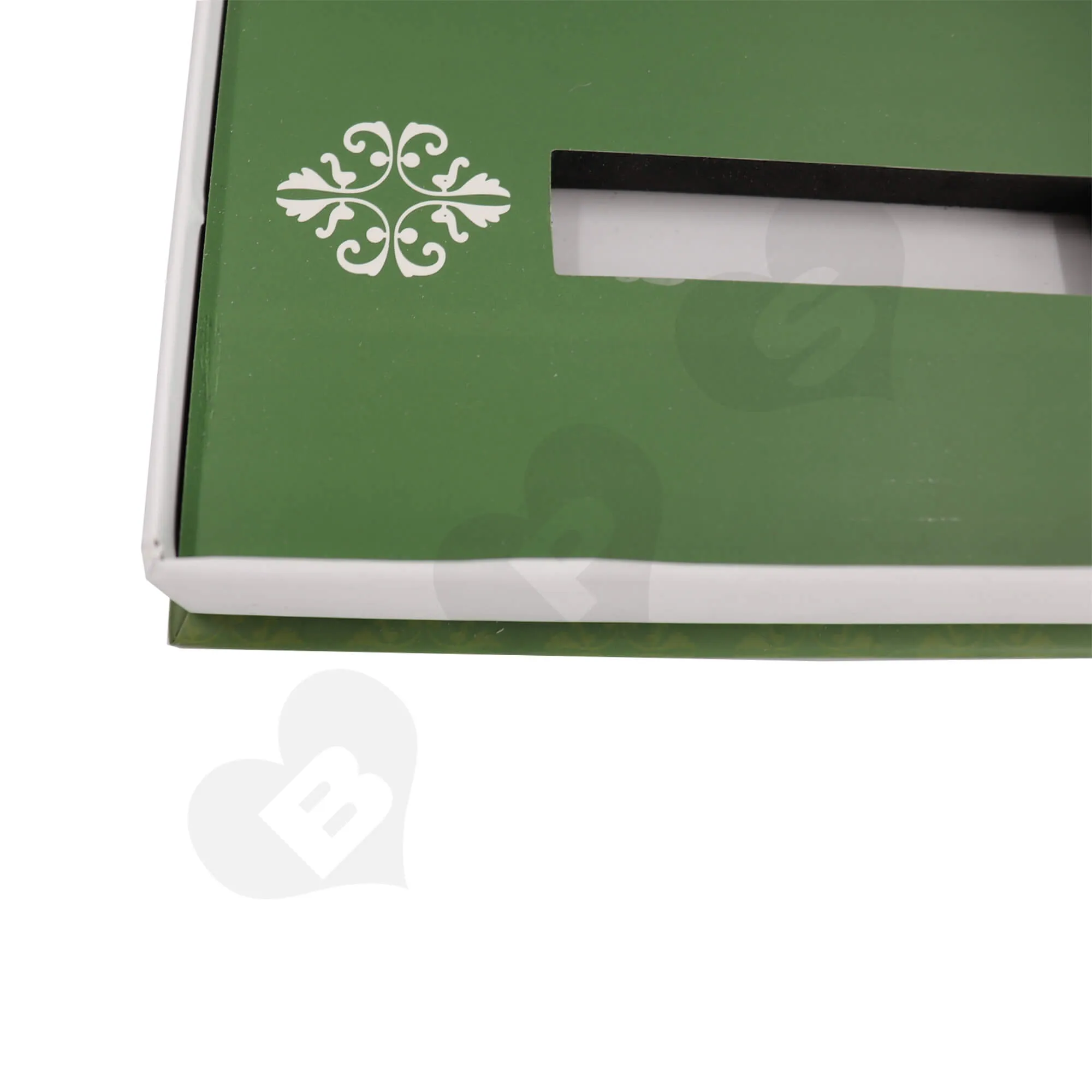 Customized Book Shape Rigid Gift Box For Packing Men Perfume Bottle Side View Two
