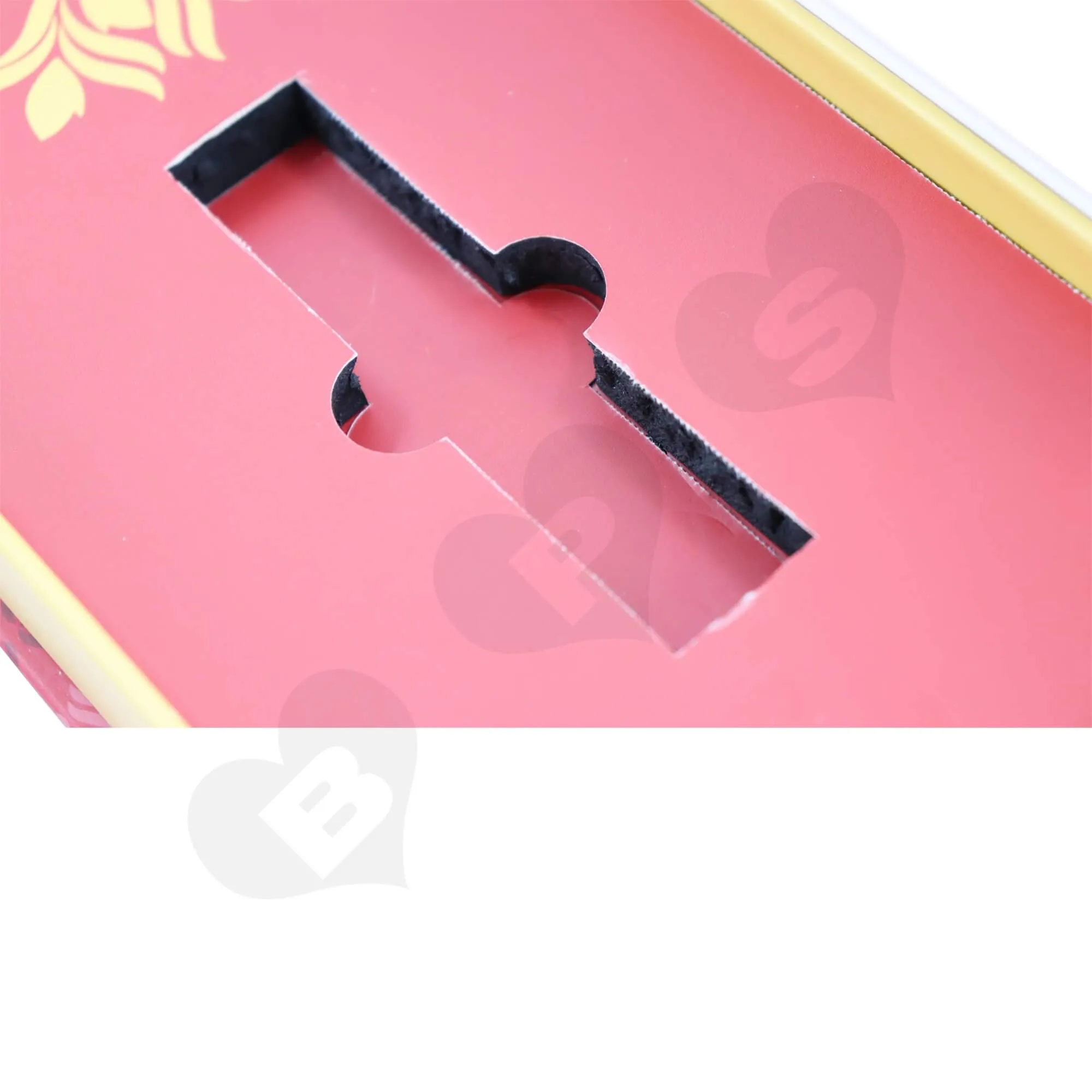 Rigid Cardboard Gift Box With Foam Insert For Packing Men Perfume Side View Four