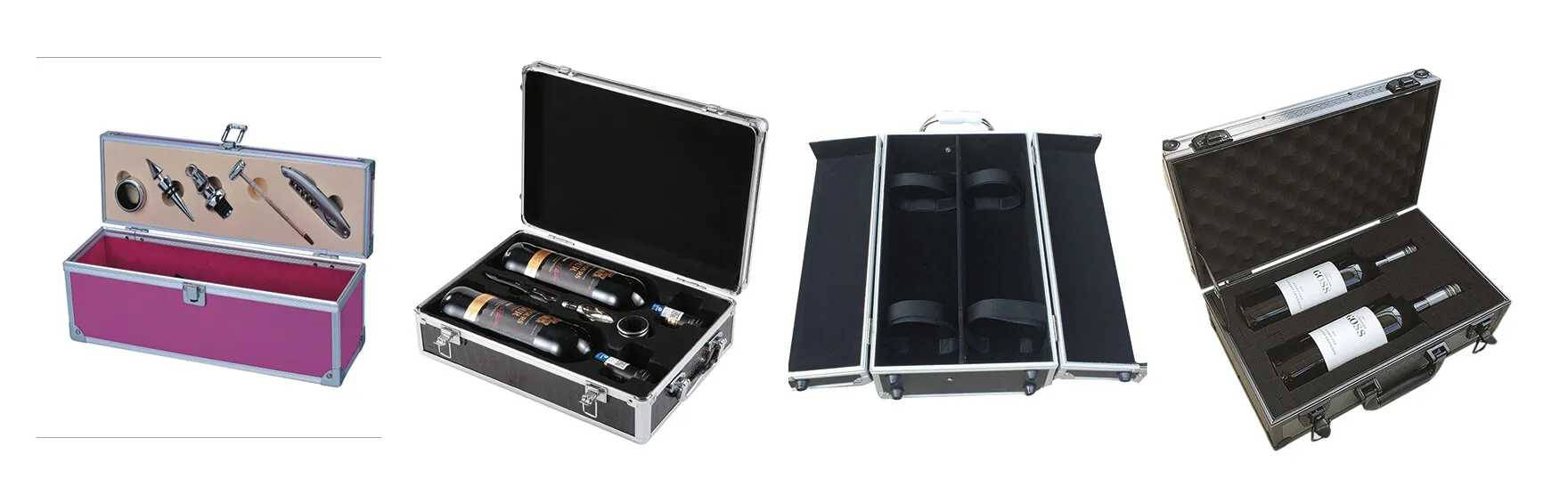 Aluminum Alloy Wine Packaging Suitcase Box