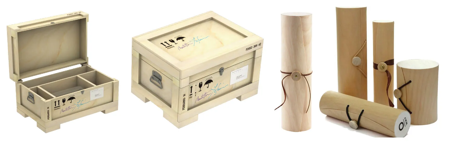 Birch Wood Wine Storage Box Birch Bark Veneer Box
