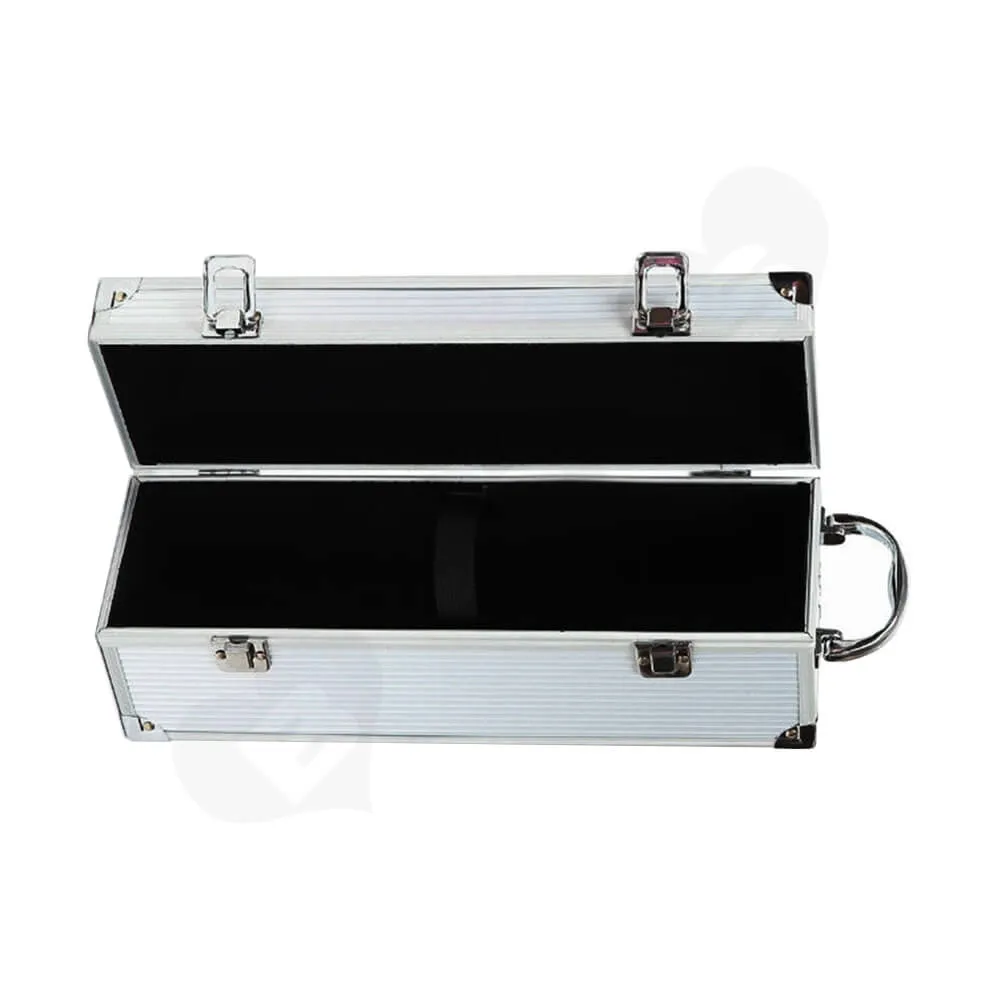 Cardboard Aluminum Box For Wine Side View Three