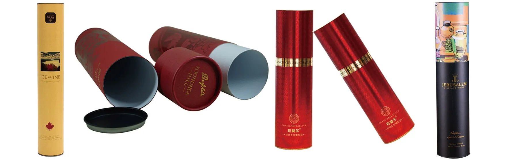 Cardboard Tube Wine Box Packaging