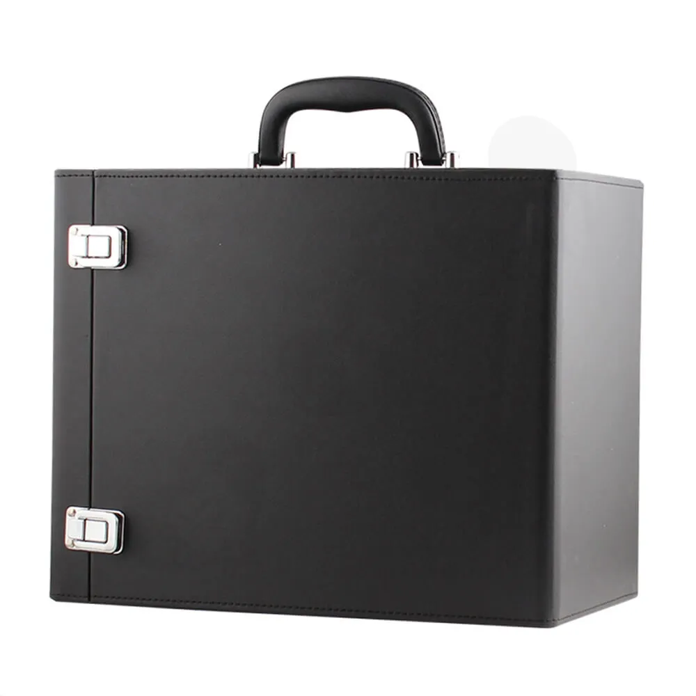 Custom Cardboard Insulated Wine Box Suitcase Side View One