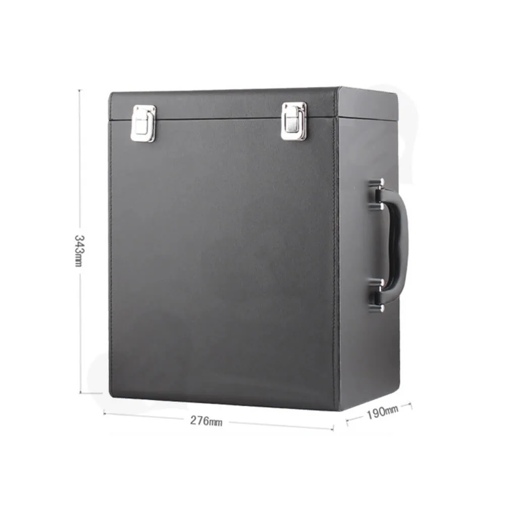Custom Cardboard Insulated Wine Box Suitcase Side View Two