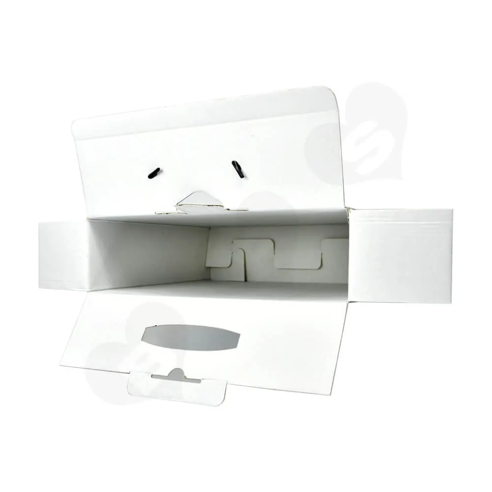 Custom Corrugated Wine Carton Box Side View Two