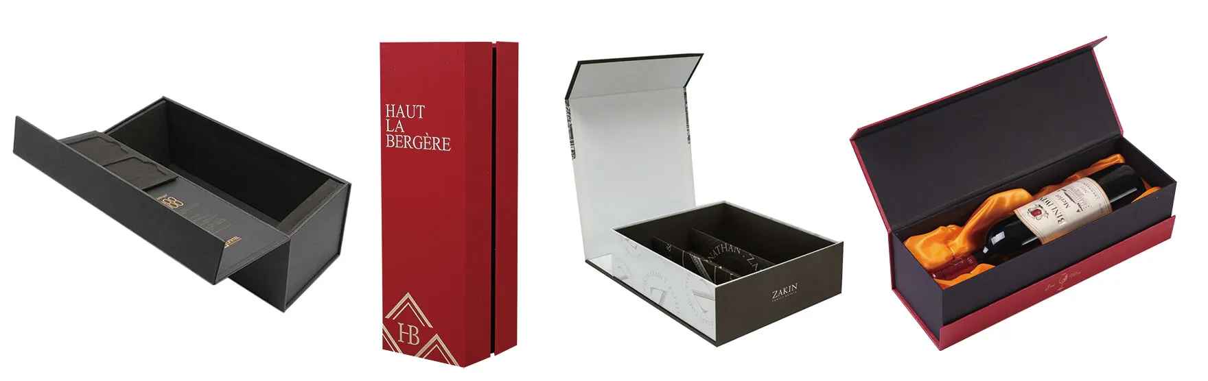 Custom Printed Magnetic Closure Box For Wine