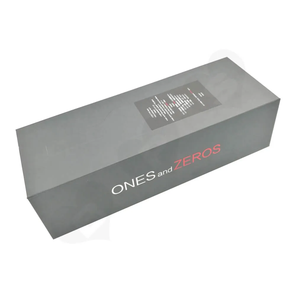 Custom Printed Matte Finish Gift Box For Wine Side View One