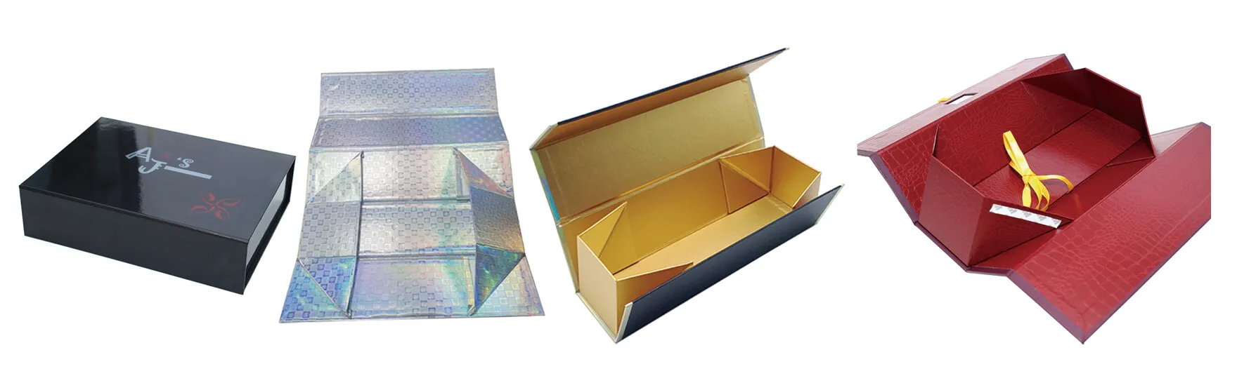 Customizable Collapsible Rigid Gift Box For Wine Bottles