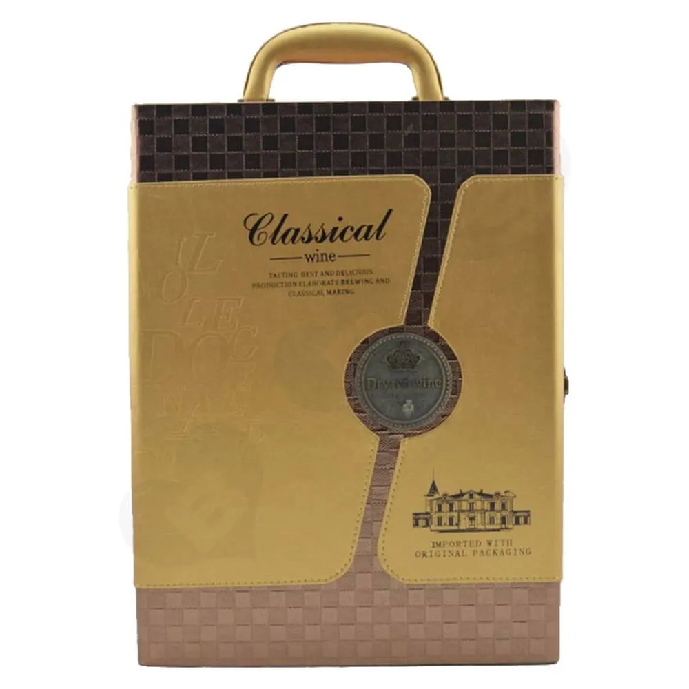 Customizable Medal On Wine Box Kit Side View Three