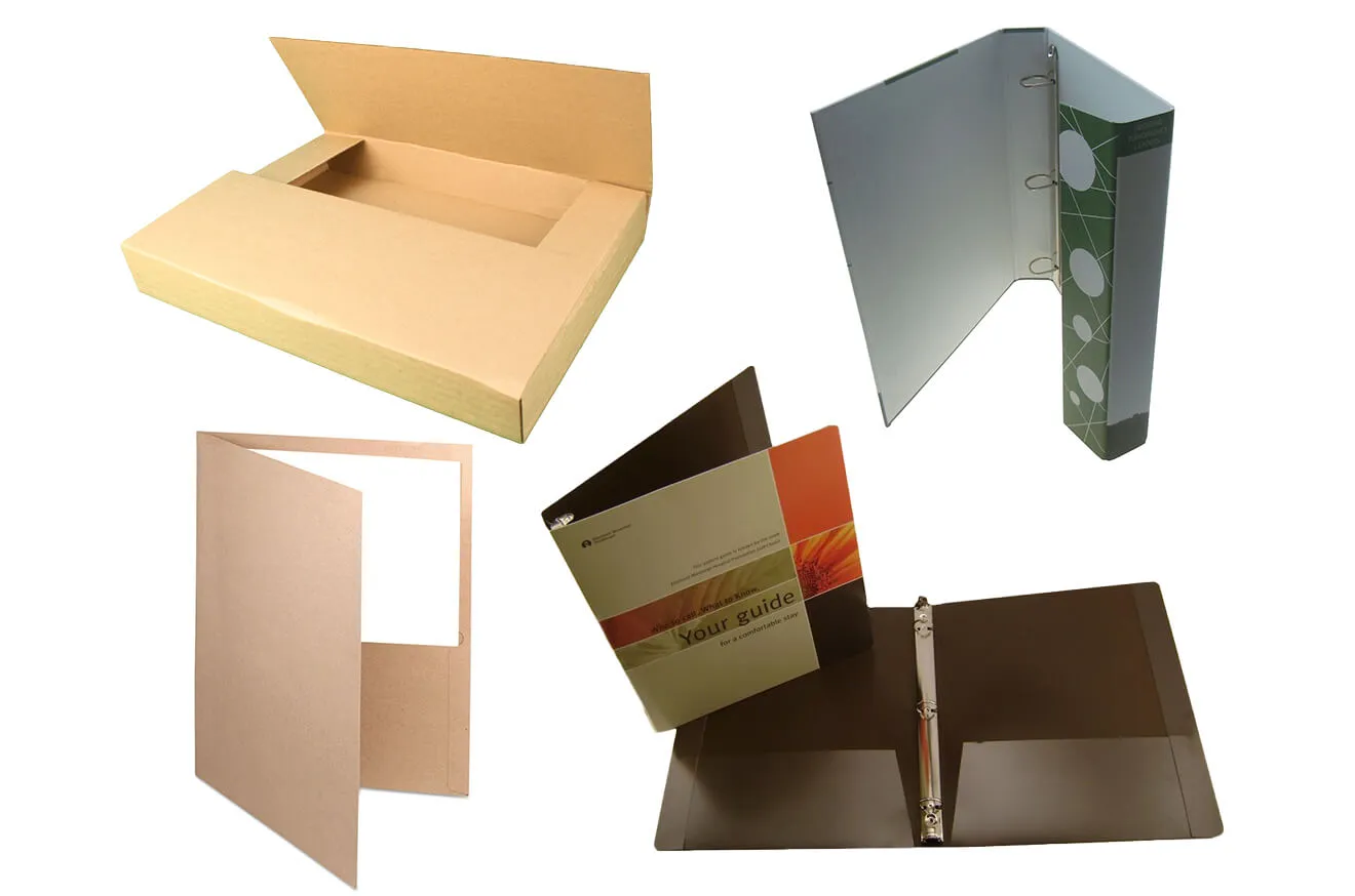 Different Material Use in Cardboard Custom Folders