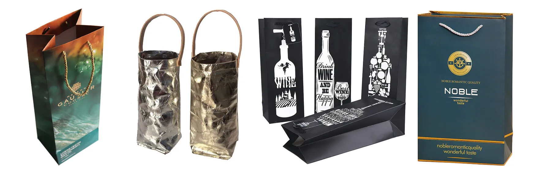 Packaging Bag Paper Bag For Wine Bottle