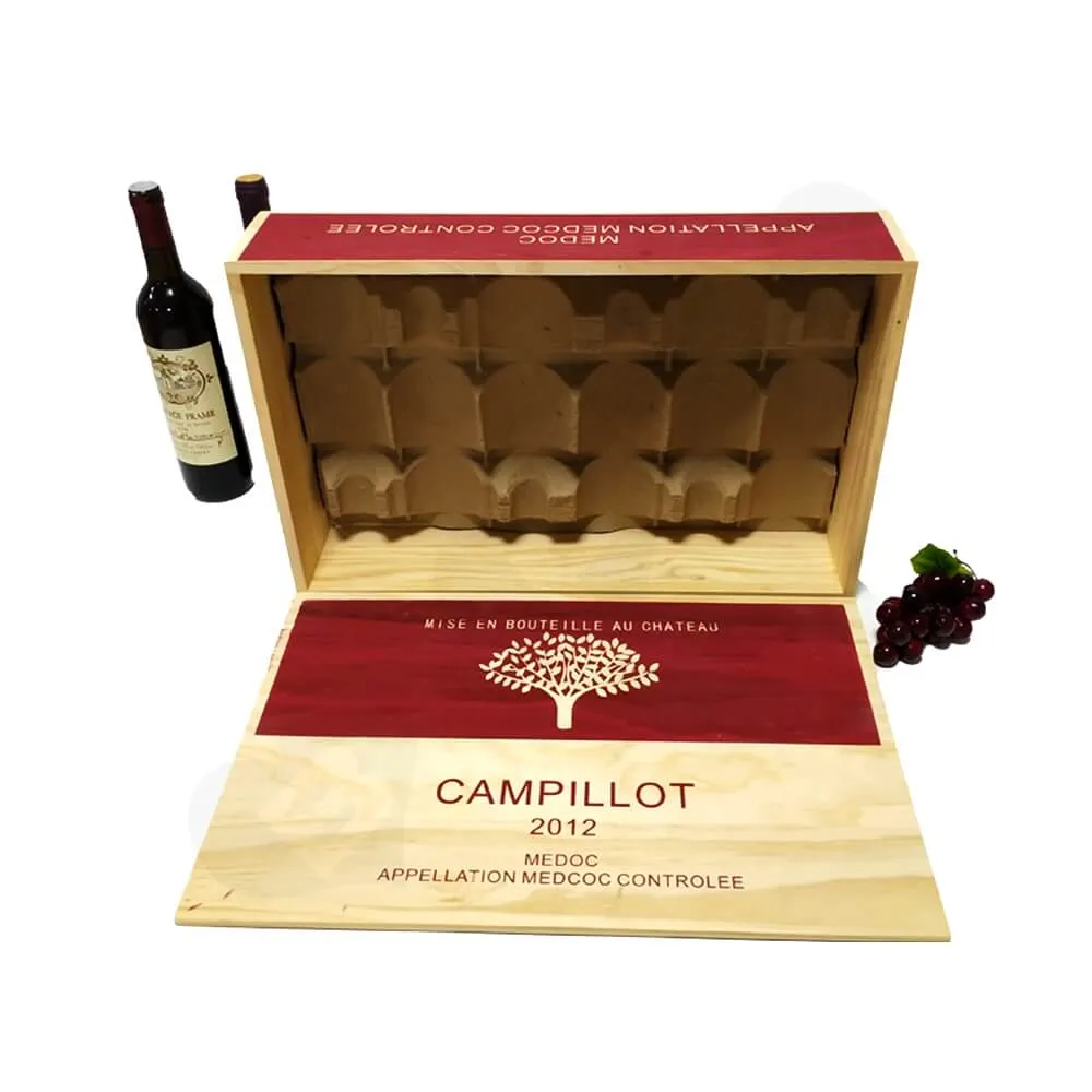 Personalizable Wine Box Six Pack Side View Four