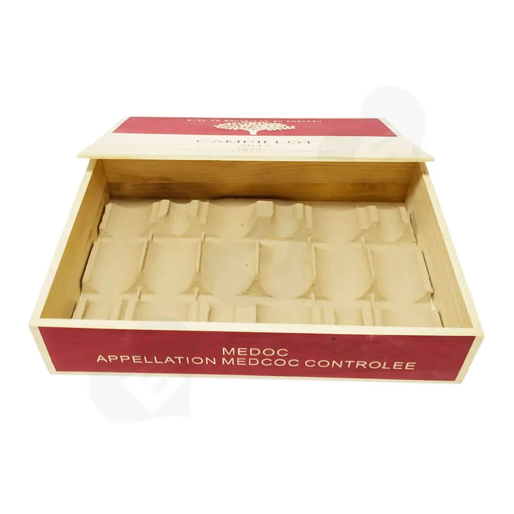 Personalizable Wine Box Six Pack Side View Two