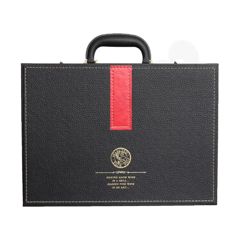 Solid Packaging Gift Box For Wine Kits Side View One