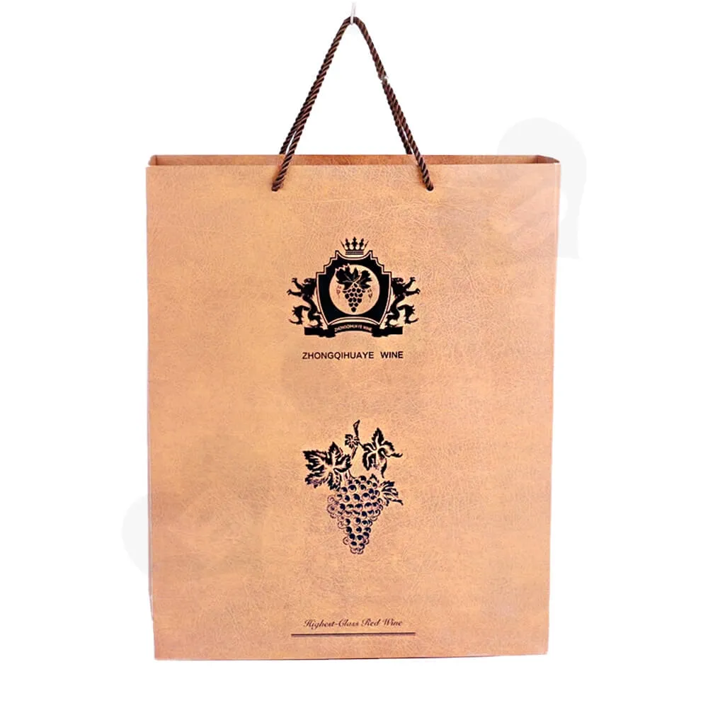 Specialty Pattern Texture Wine Box With Insert Linen Side View Five