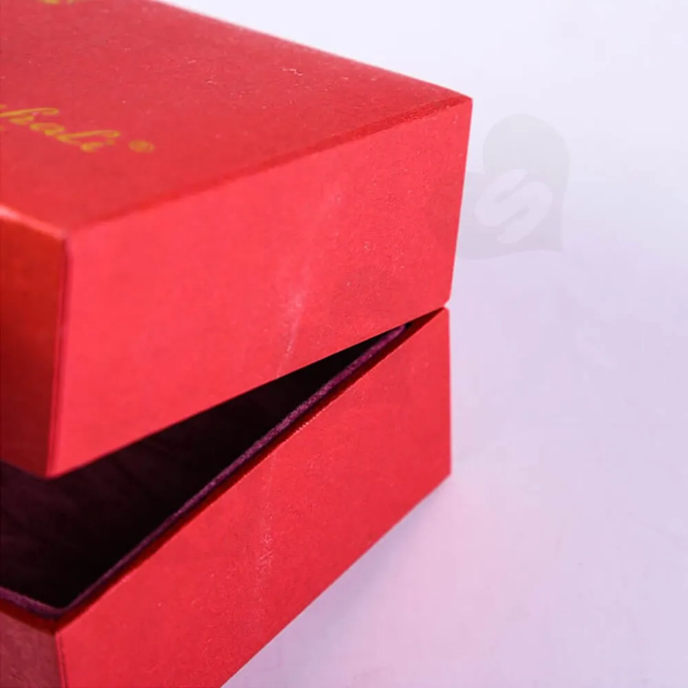 Cardboard Leather Box With Texture For Women Watch Side View Six
