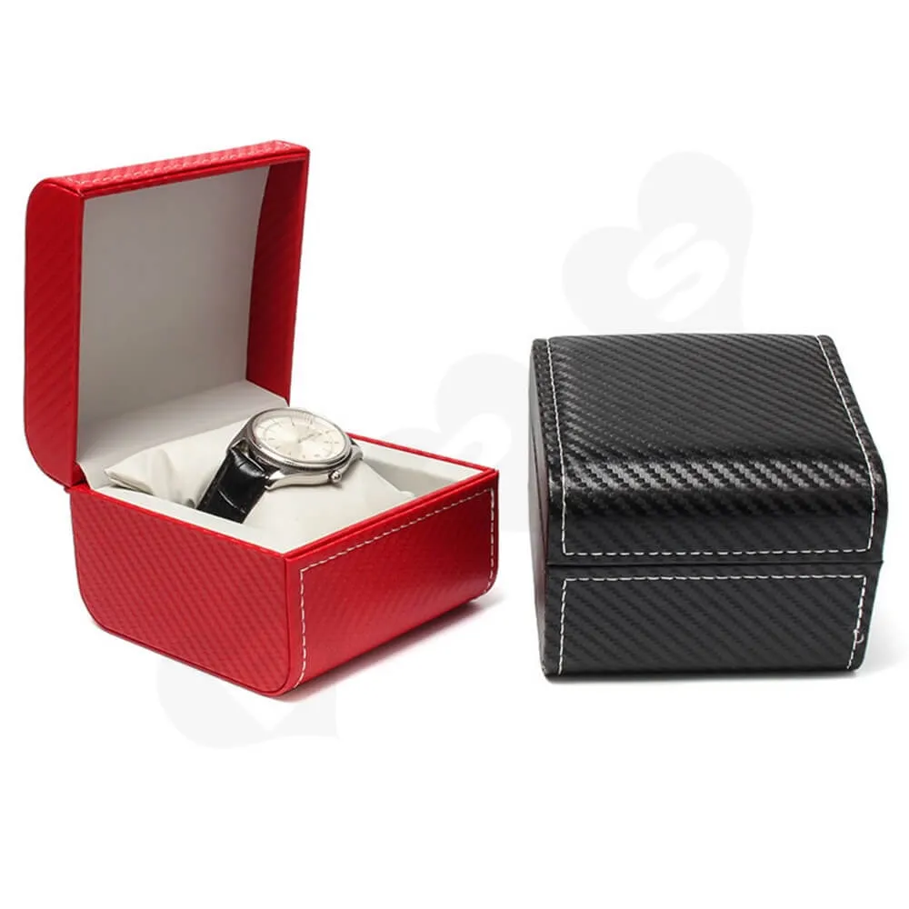 Cardboard Packaging Box With Pattern For Luxury Watch Side View Five