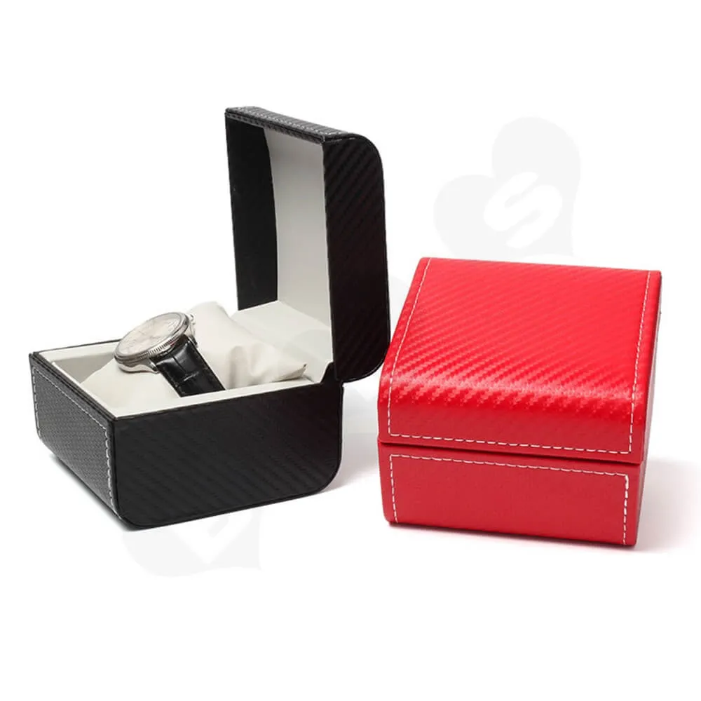 Cardboard Packaging Box With Pattern For Luxury Watch Side View Four