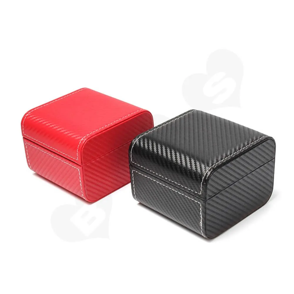 Cardboard Packaging Box With Pattern For Luxury Watch Side View Two