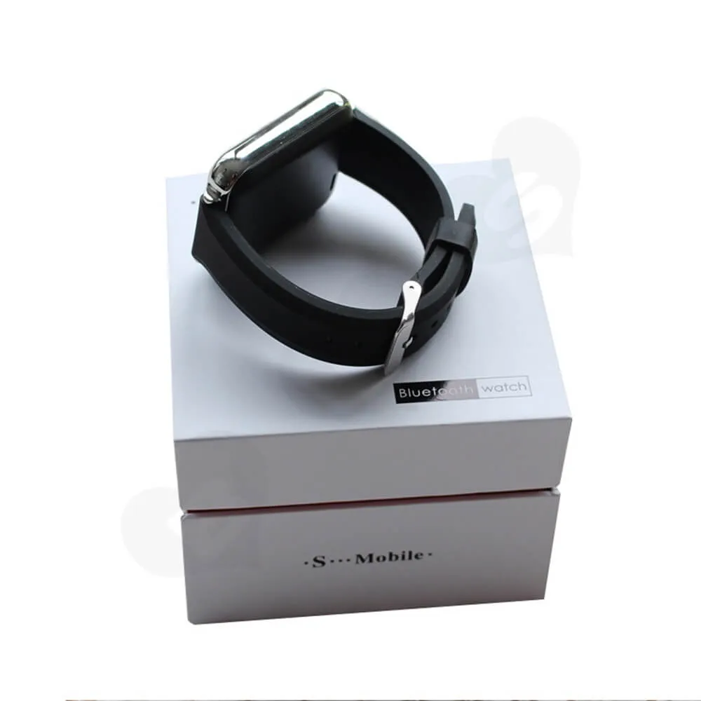 Cardboard Rigid Shoulder Box For Bluetooth Watch Side View One