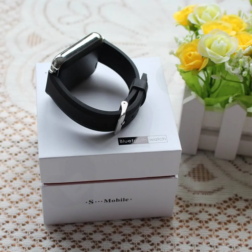 Cardboard Rigid Shoulder Box For Bluetooth Watch Side View Three