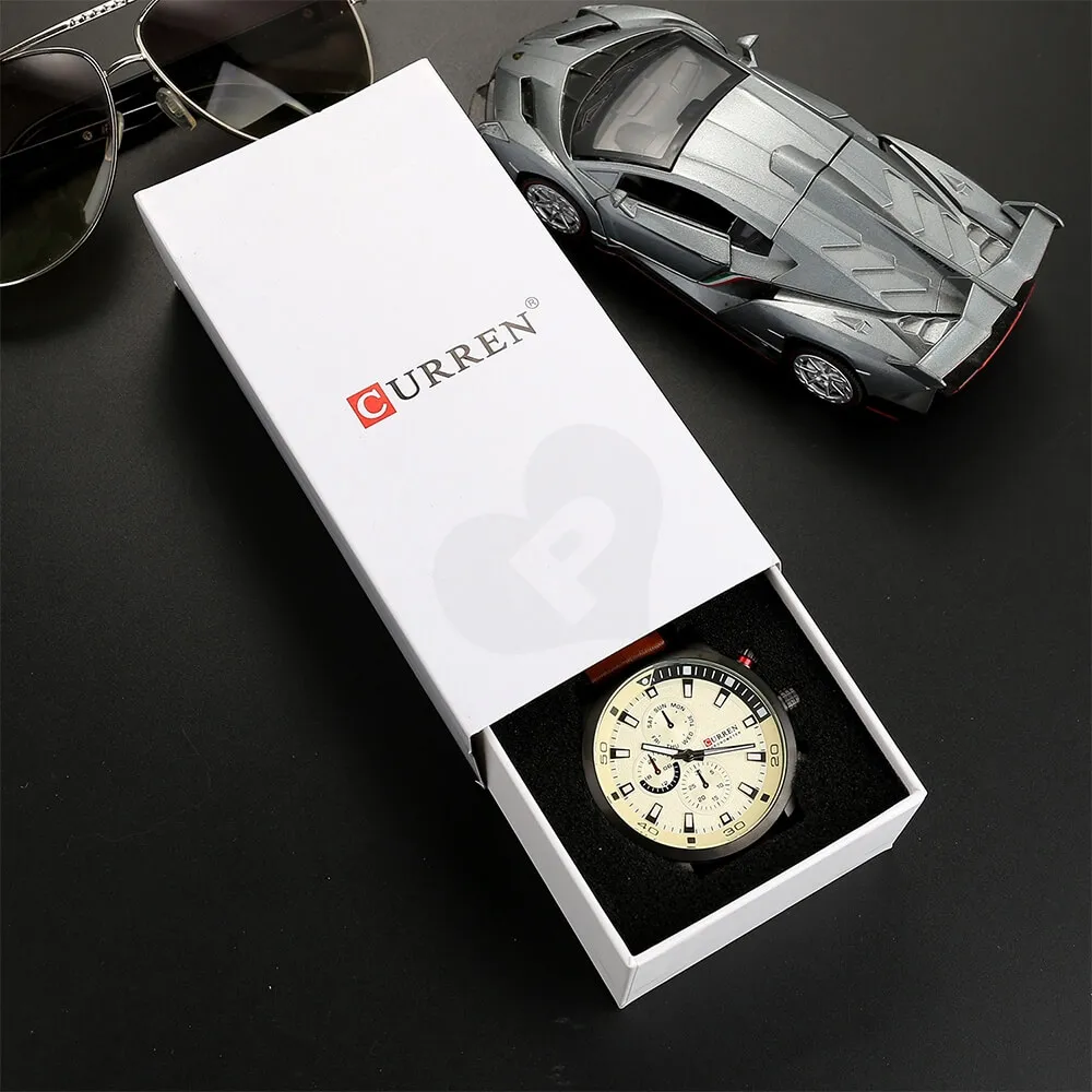 Custom Box With Lift Off Lid For Watch Side View Eight