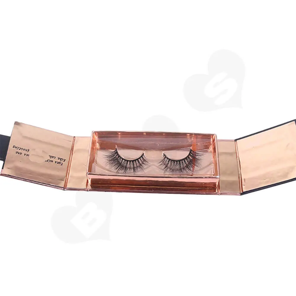 Custom Branded Eyelash Retail Sales Box Side View Three