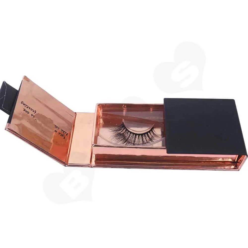 Custom Branded Eyelash Retail Sales Box Side View Two