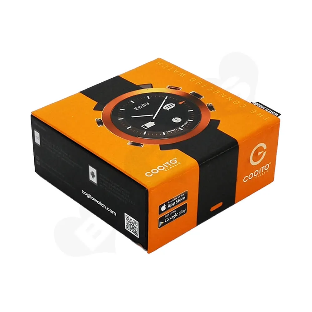 Custom Cardboard Magnetic Closure Box For Watch Side View One