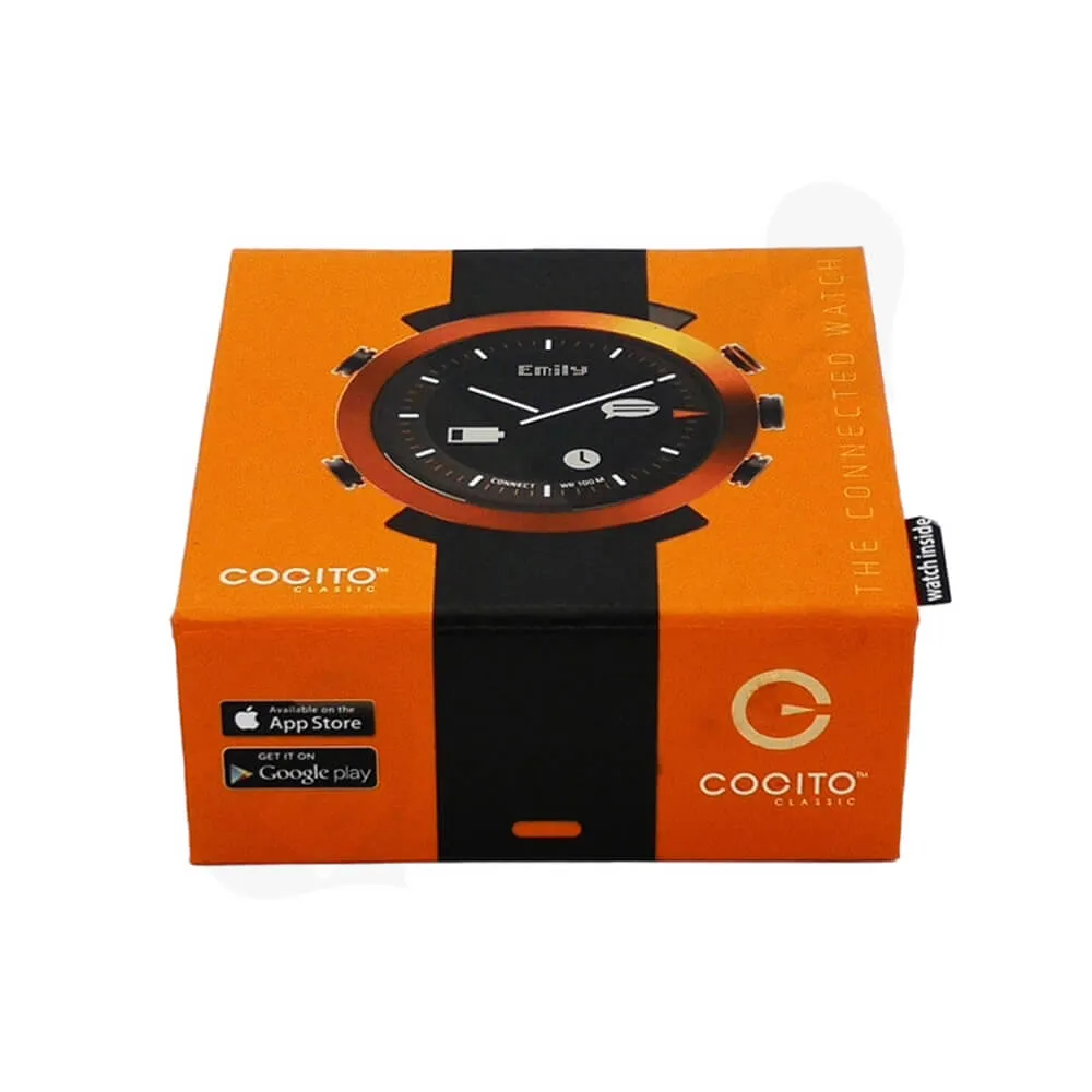 Custom Cardboard Magnetic Closure Box For Watch Side View Three